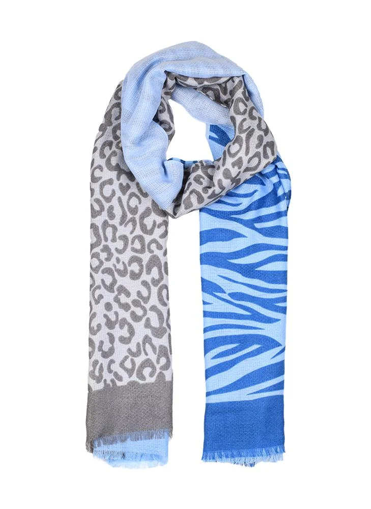 Leopard féminin et Zebra Imprimer Écharpe légère