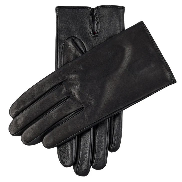 Men's Heritage Touchscreen Cashmere-Lined Leather Gloves