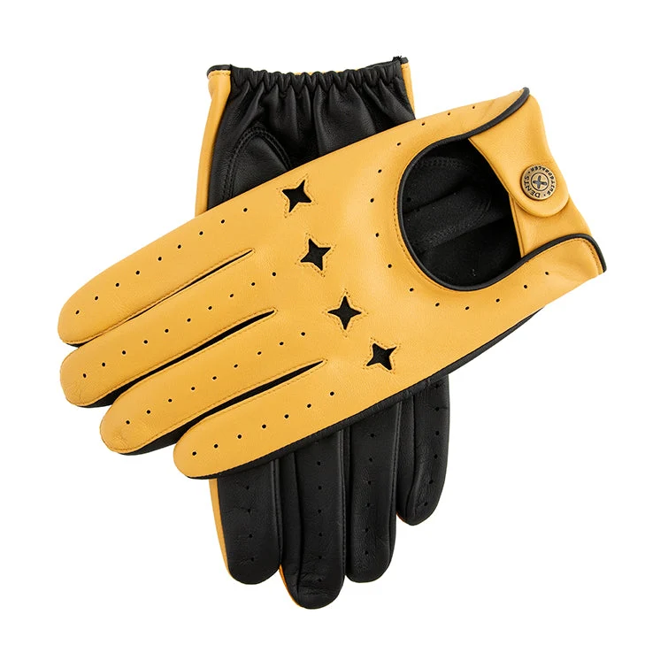 Gants de conduite en cuir à écran tactile The Suited Racer pour hommes