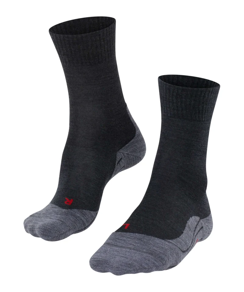 FALKE TK5 Dames Wandel Sok 16243 3180 asphalt mel.
