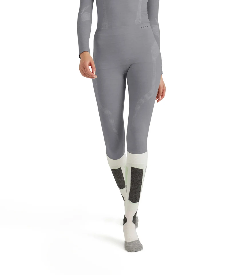 FALKE Broek Wool Tech Dames 33313 3757 grey-heather