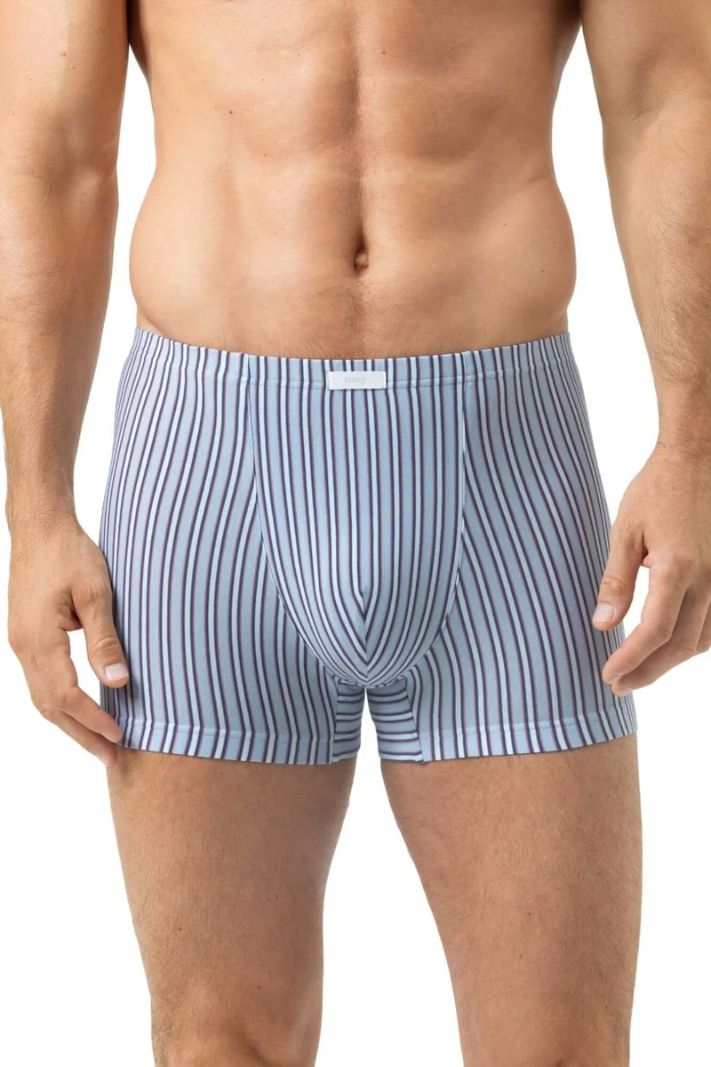 Mey Shorty Raspberry Stripes Heren 2120200 309 dream blue