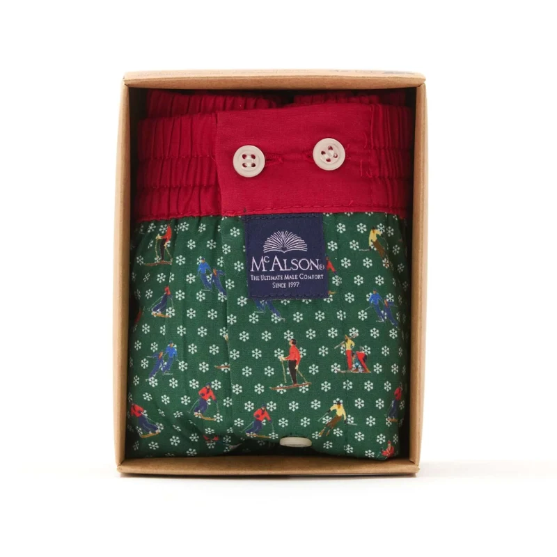 McAlson Boxershort met binnenbroek Skiërs green M5264