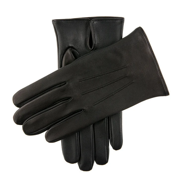 Men's Heritage Touchscreen Three-Point Leather Gloves