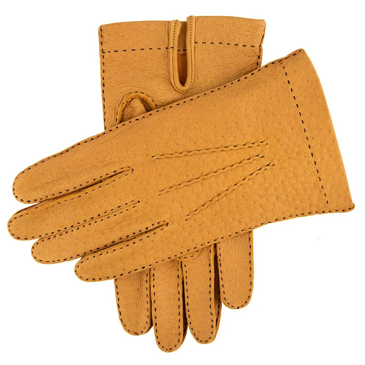 Men's Heritage Handsewn Three-Point Peccary Leather Gloves