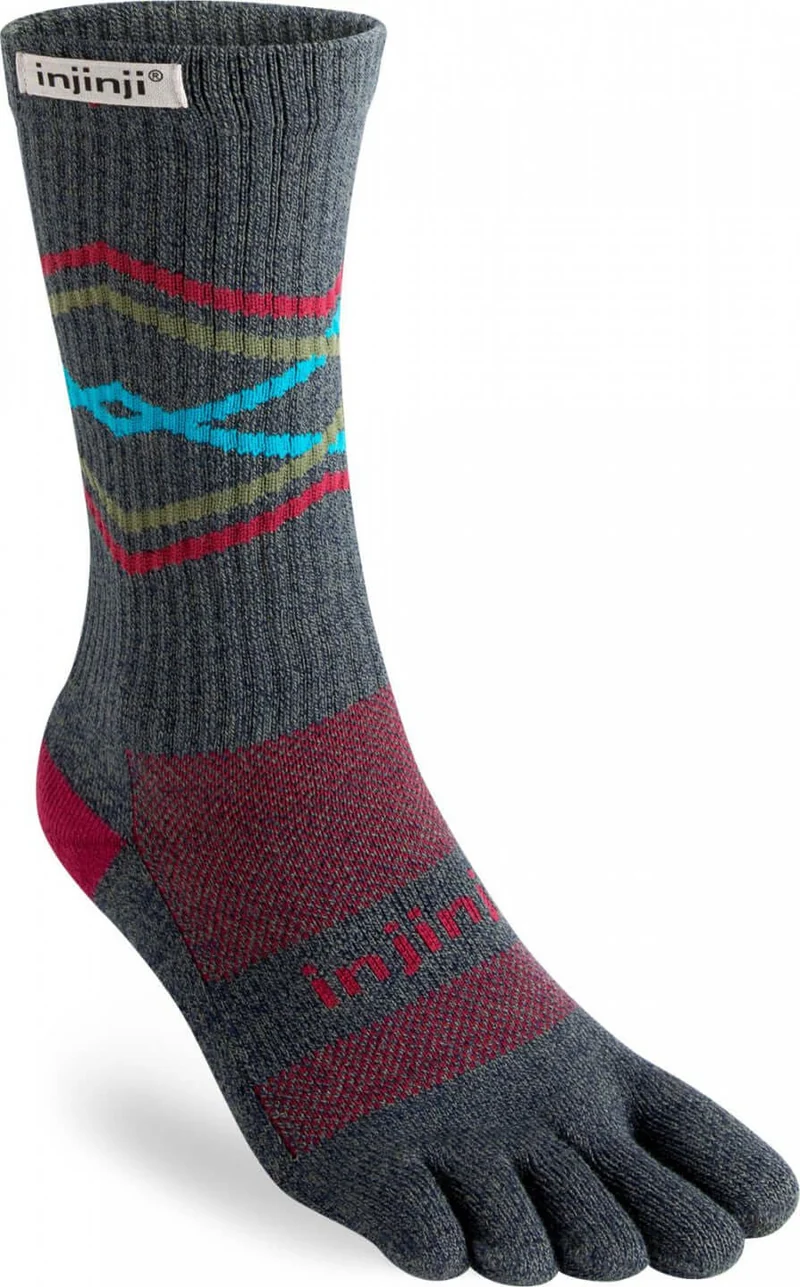 Injinji Teensokken Trail Midweight Crew Coolmax Unisex IS213170 peak