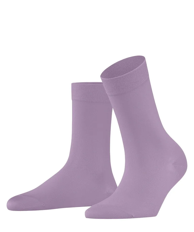 FALKE Cotton Touch Damessok 47105 8972 misty lila