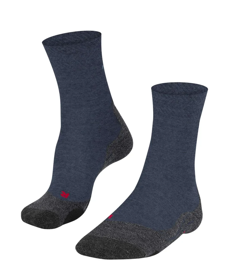 FALKE TK2 Melange Heren Wandel Sok 16162 6688 dark blue mel.