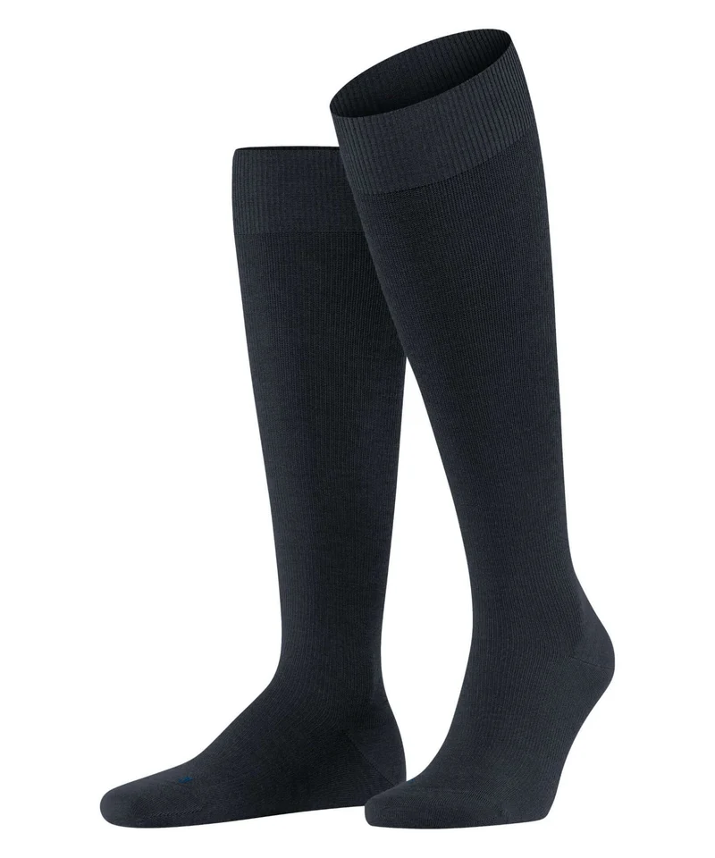 FALKE Energizing Wool Heren Steunkniekous 15530 6370 dark navy