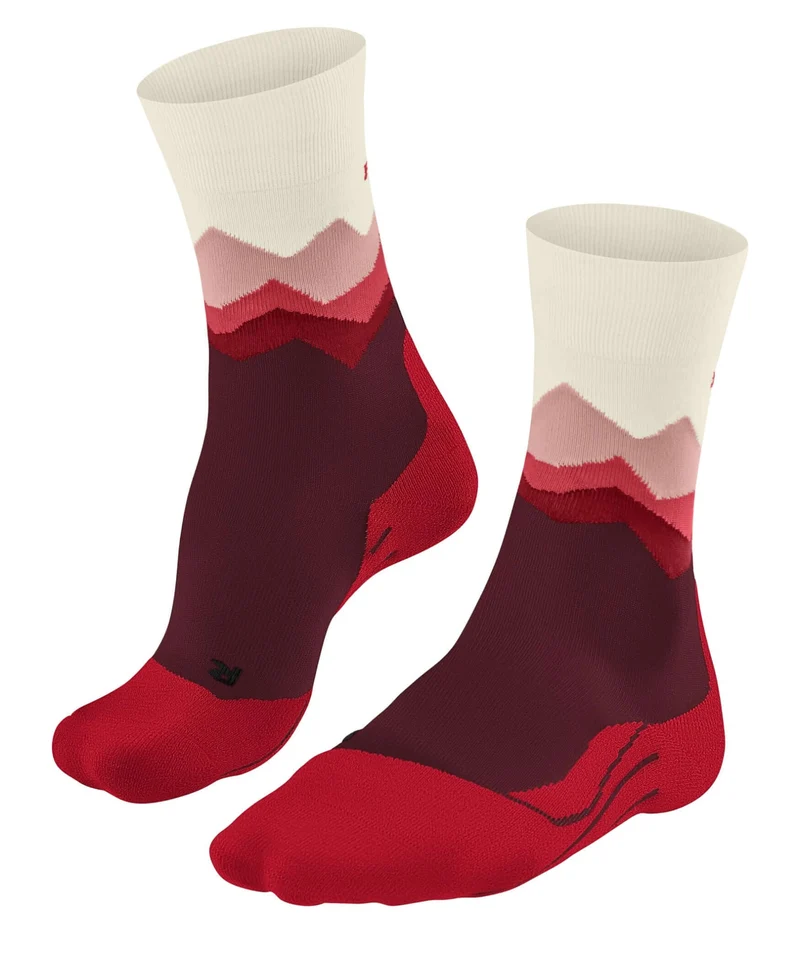 FALKE TK2 Crest Dames Wandel Sok 16194 8117 merlot