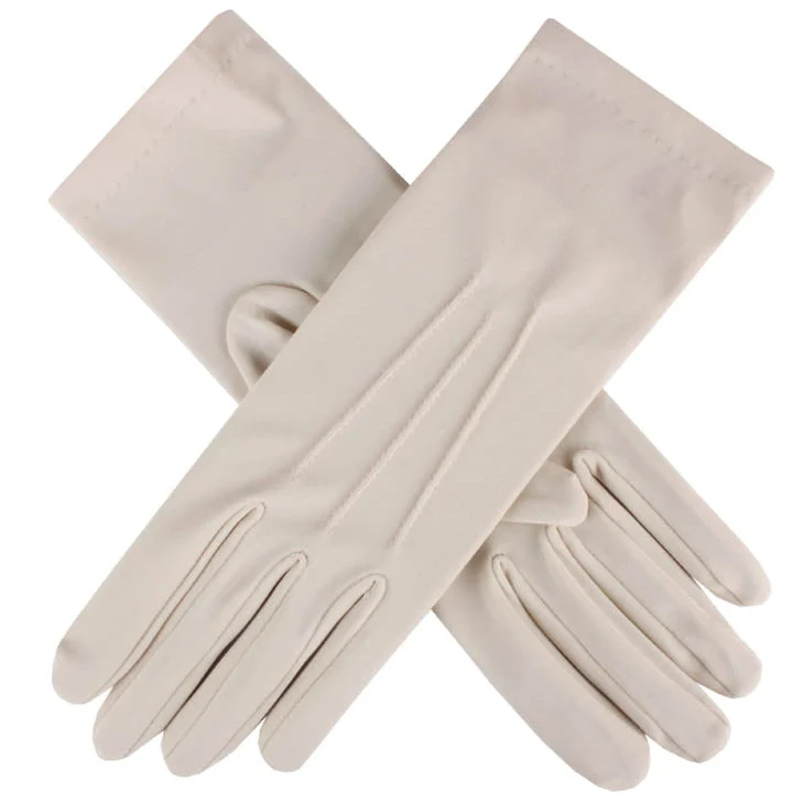Women's Three-Point Matt Satin Gloves