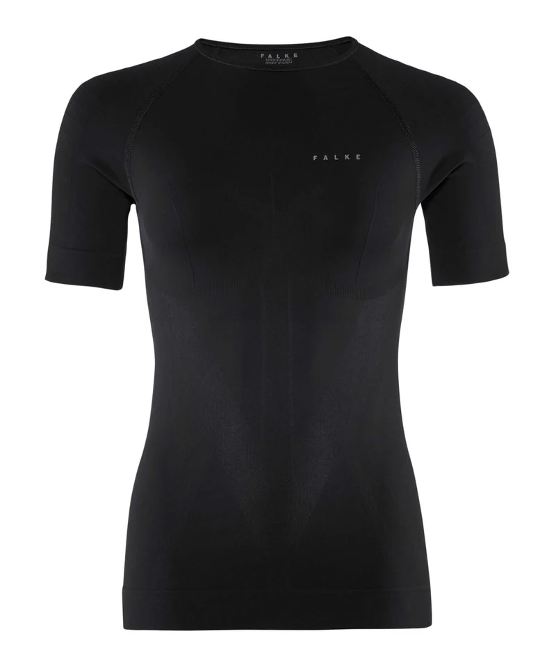 FALKE Warm Dames Shortsleeved Shirt TightFit 39113 3000 black