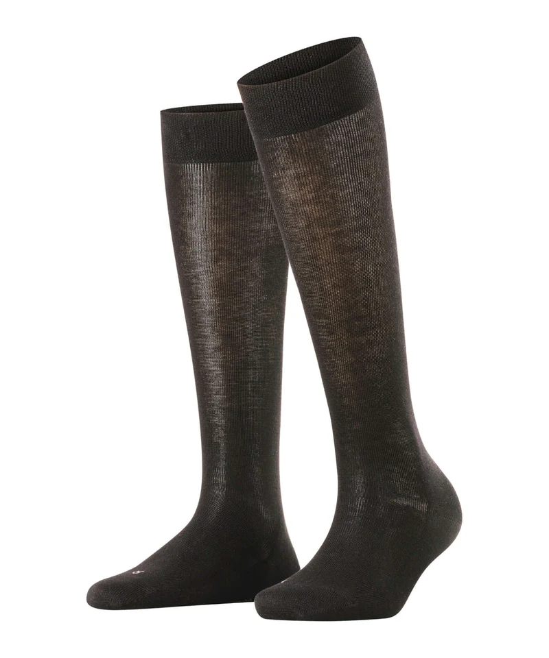 FALKE Sensitive London Kniekousen Dames 46672 3000 black