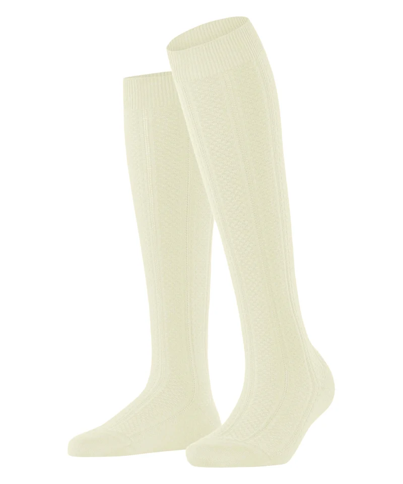 FALKE Needlepoint Kniekous Dames 46714 2010 off-white