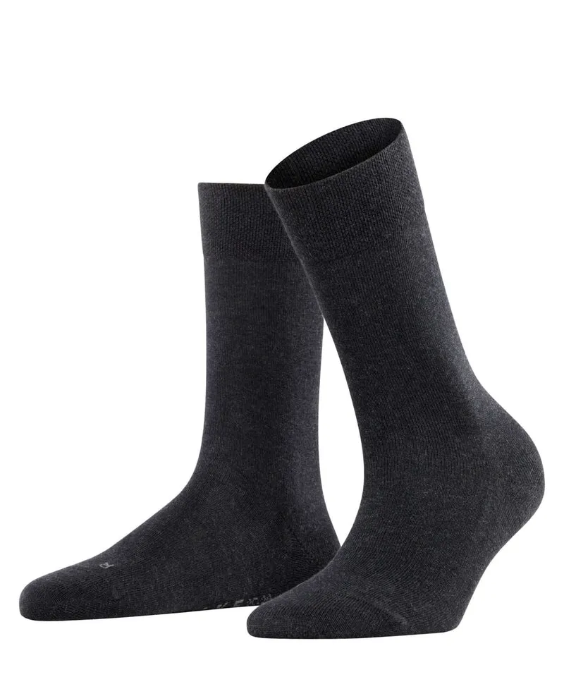 FALKE Sensitive London Sokken Dames 46472 3080 anthra.mel