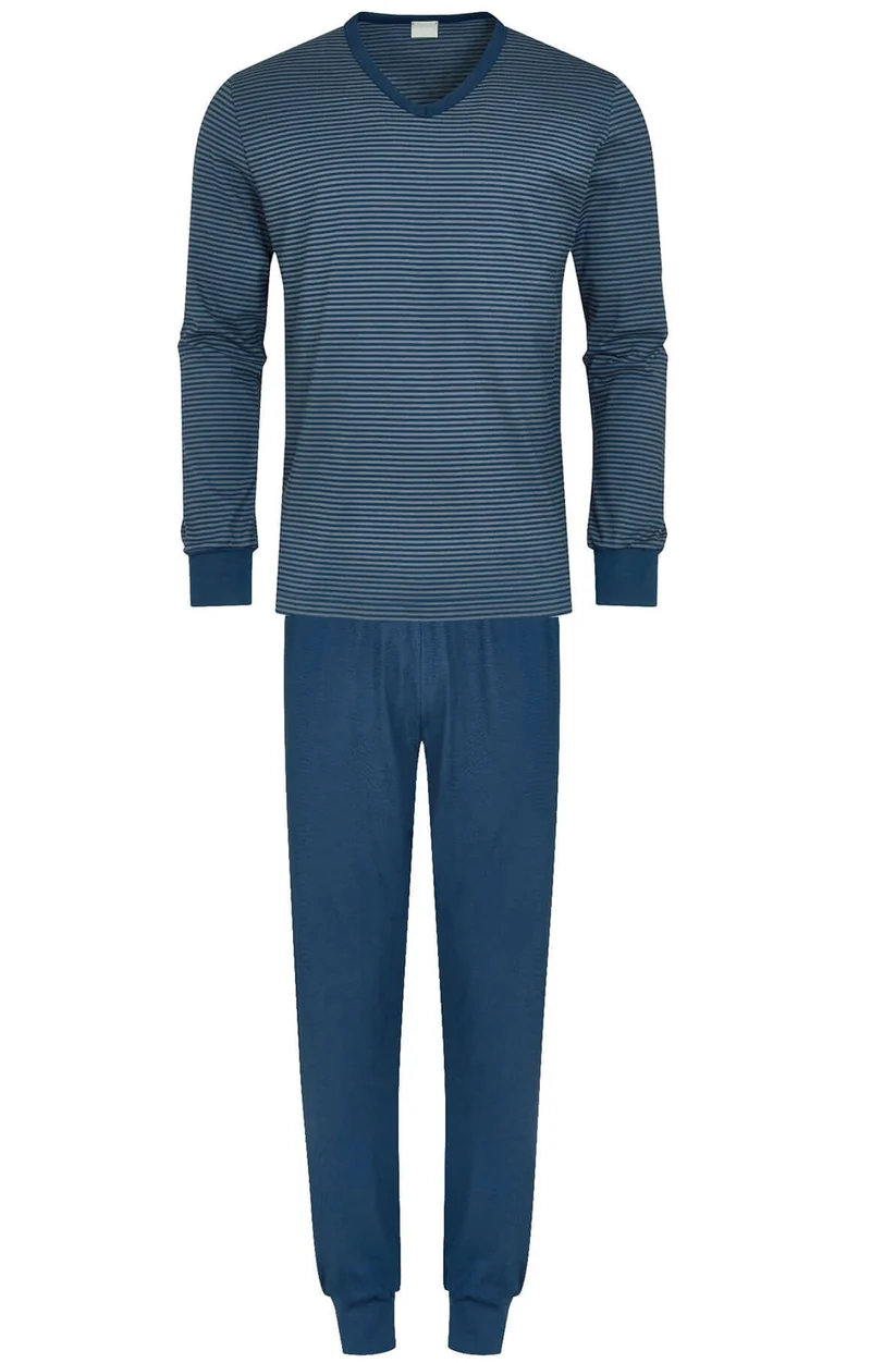 Mey Tweedelige Pyjama Cardwell Heren 34027 664 neptune