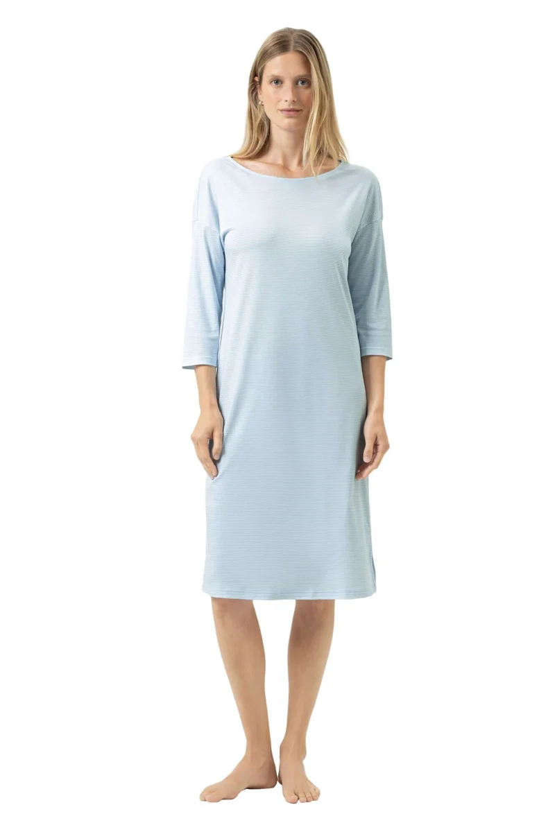 Mey Nachthemd Simple Stripes Dames 1230133 1113 alice blue