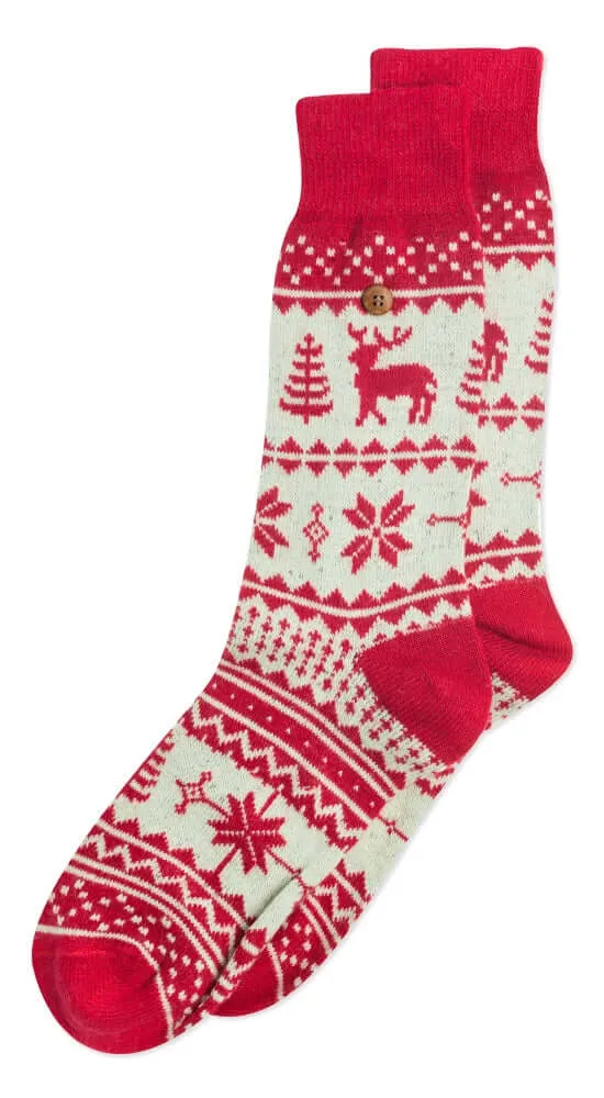 Alfredo Gonzales Northern Pixel Reindeer 108 Red/Beige