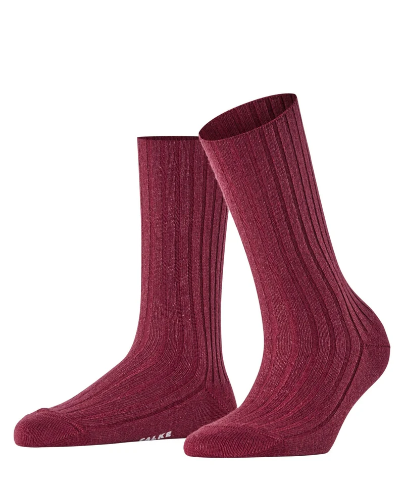 FALKE Cosy Wool Special Edition Bootsokken Dames 46903 5950 cayenne