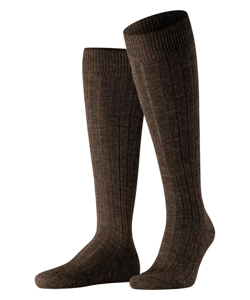 FALKE Teppich Im Schuh Heren Kniekous 15410 5450 dark brown