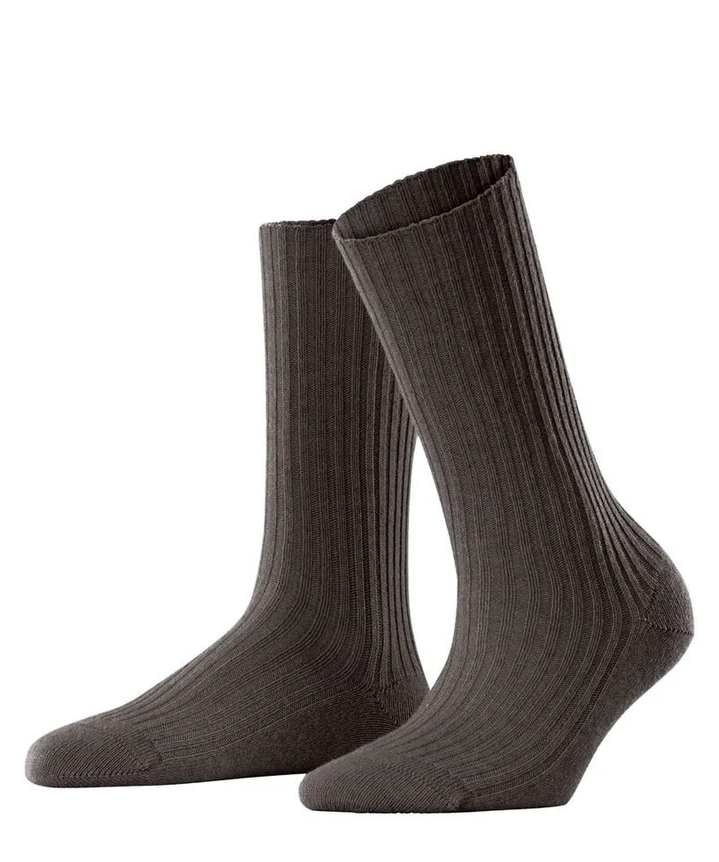 FALKE Cosy Wool Boot Sokje Dames 47080 5233 dark brown