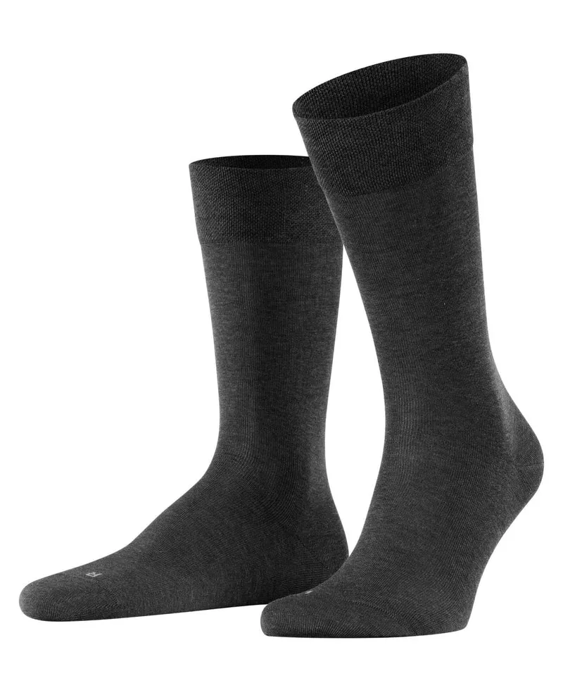 FALKE Sensitive Malaga Sokken Heren 14713 3095 anthracite mel.