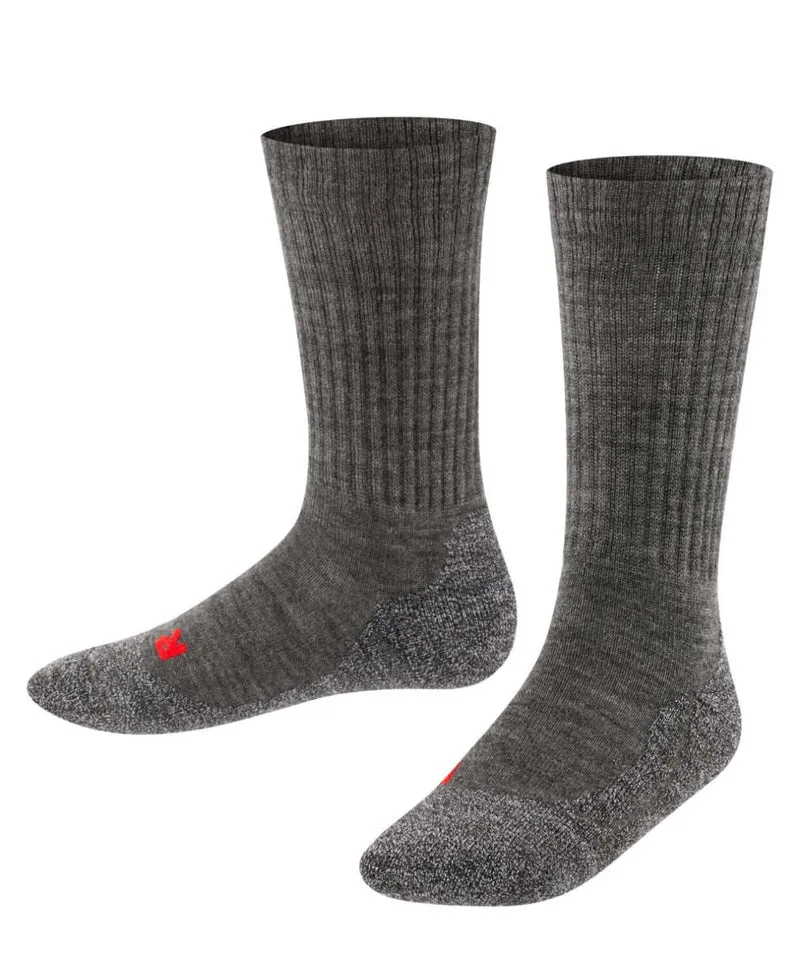 FALKE kindersok Kids Active Warm 10450 3180 asphalt mel.