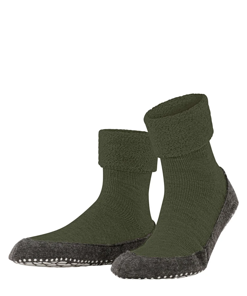 FALKE Cosyshoe Heren Sloffen 16560 7617 dark moss