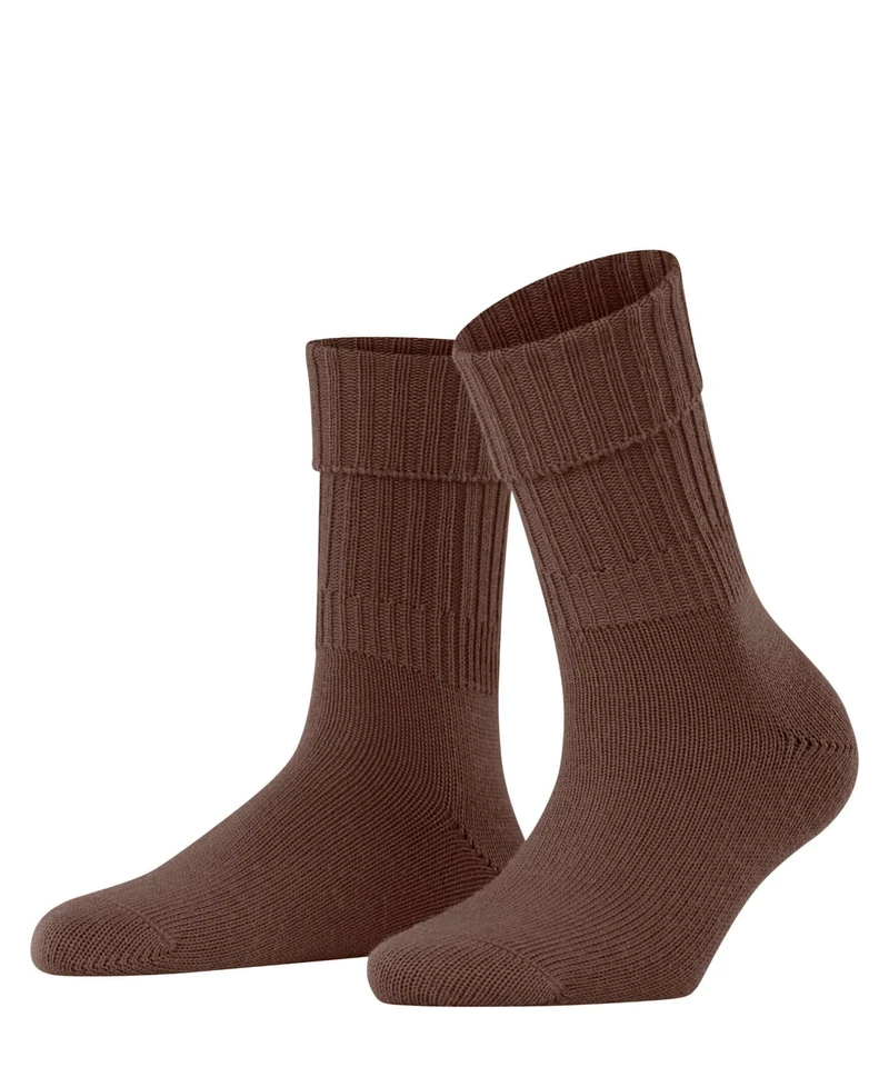 FALKE Rib Omslag Damessokje 47520 5186 cinnamon