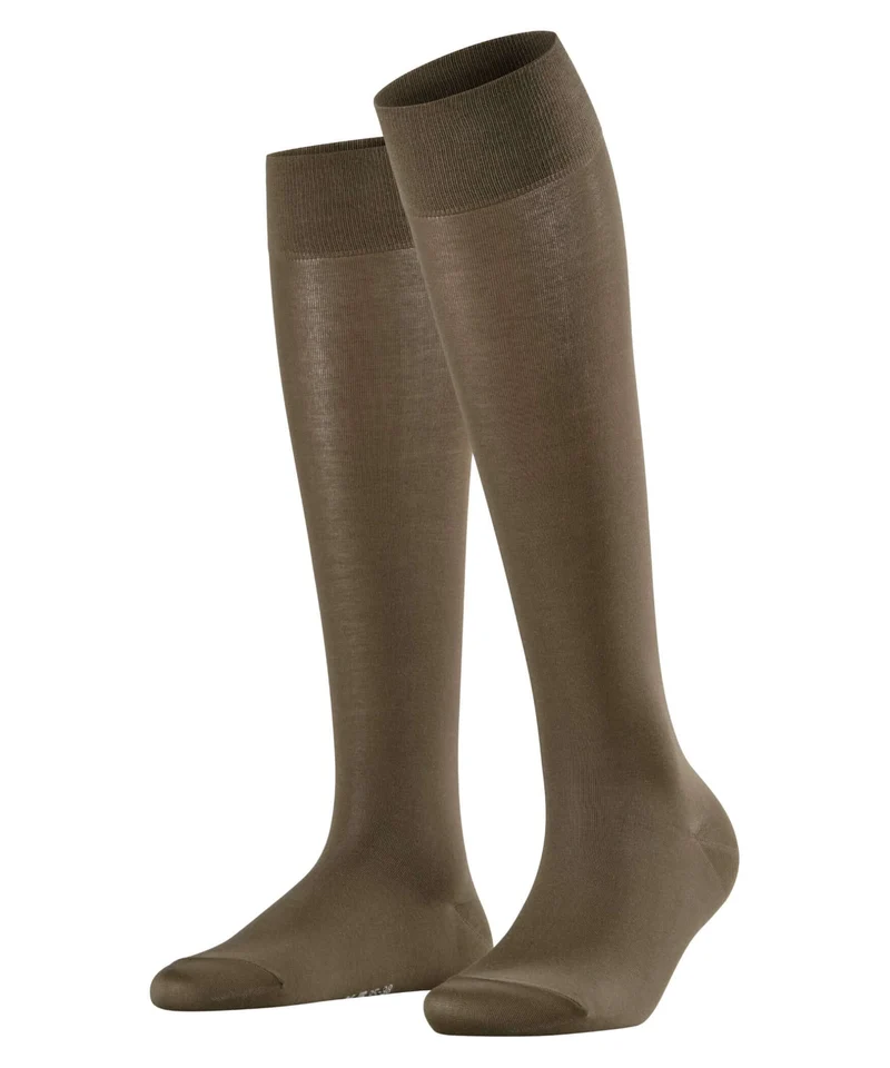 FALKE CottonTouch Dames Kniekous 46605 7826 military
