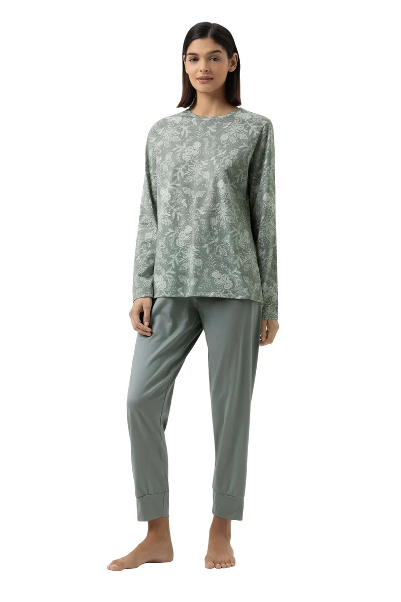 Mey Tweedelige Pyjama Painted Paisley Dames 1240092 1729 dusty teal