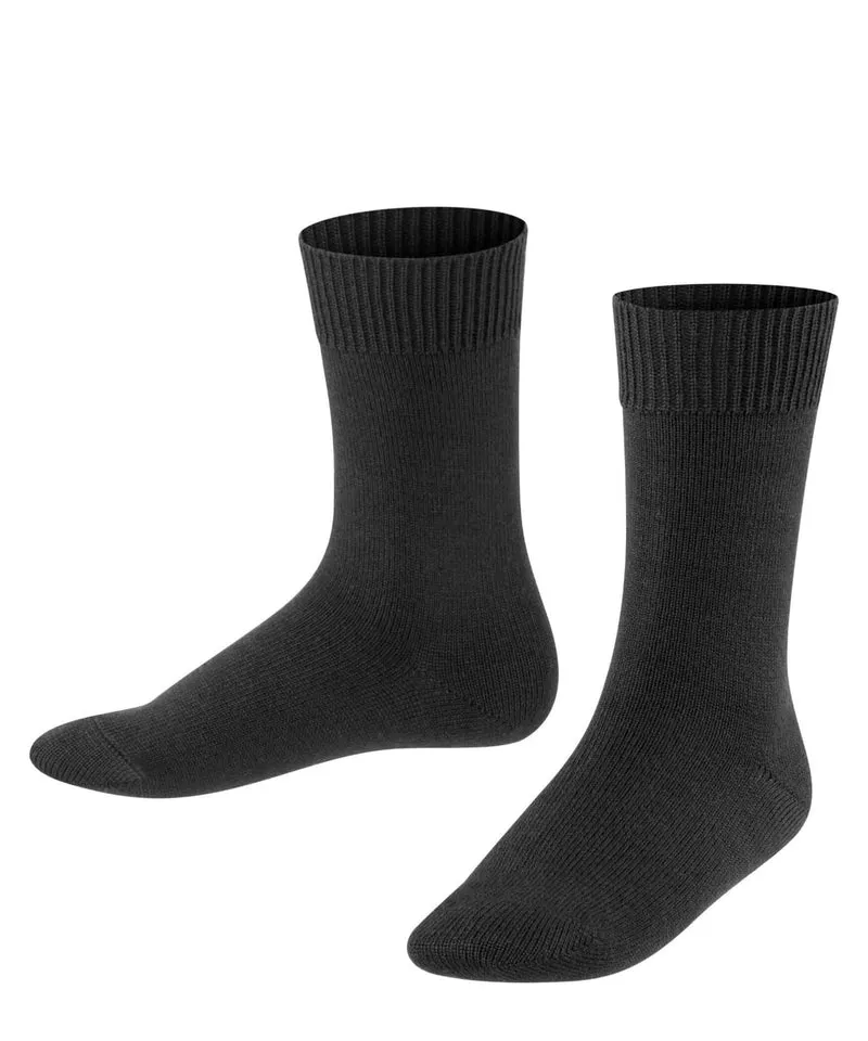 FALKE kindersok Kids Wollen Sokje 10488 3000 black