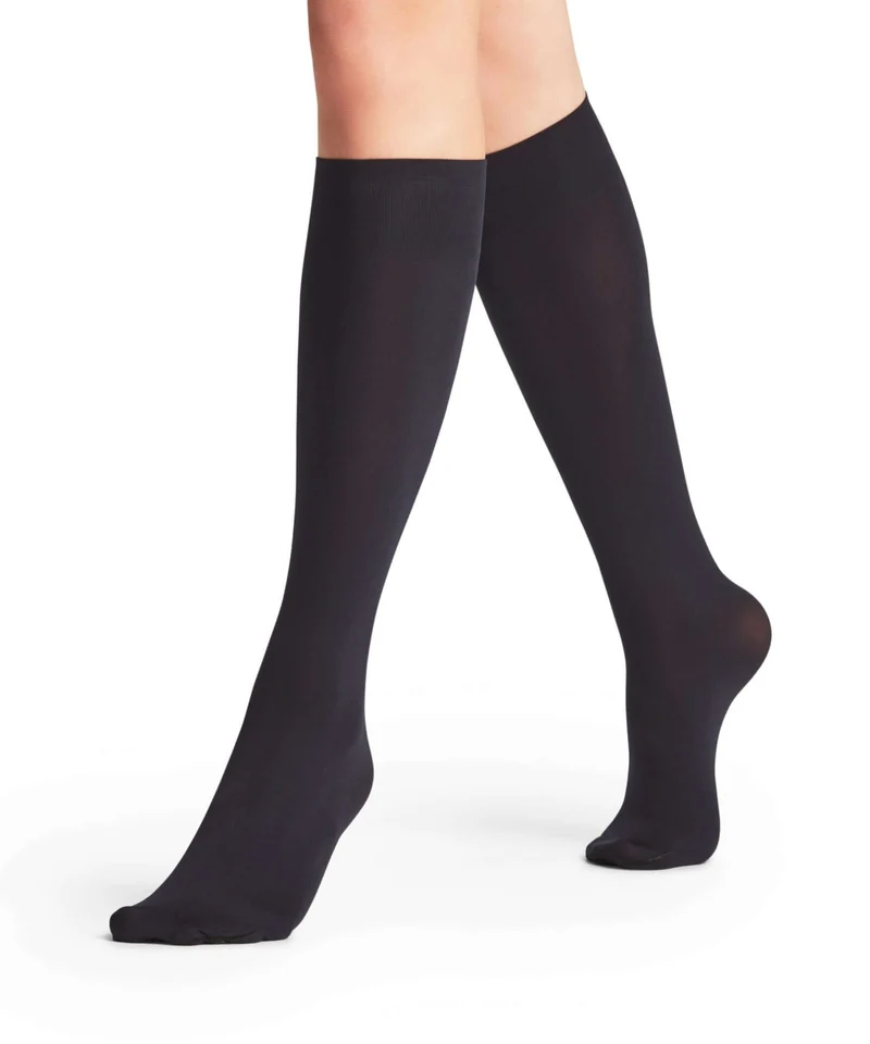 FALKE Seidenglatt 40 Panty Kniekousje 41744 6179 marine