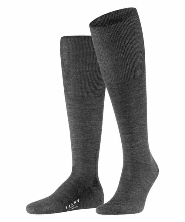 FALKE Airport Heren Kniekous 15435 3070 midden grey
