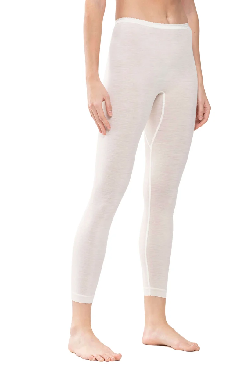 Mey legging Wol-Zijde Exquisite Dames 68602 1 weiss