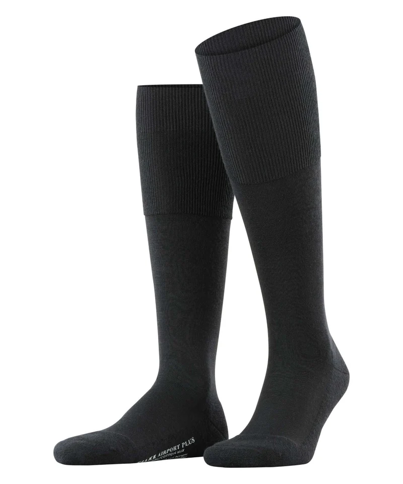 FALKE Airport Plus Kniekous Heren 15403 3000 black