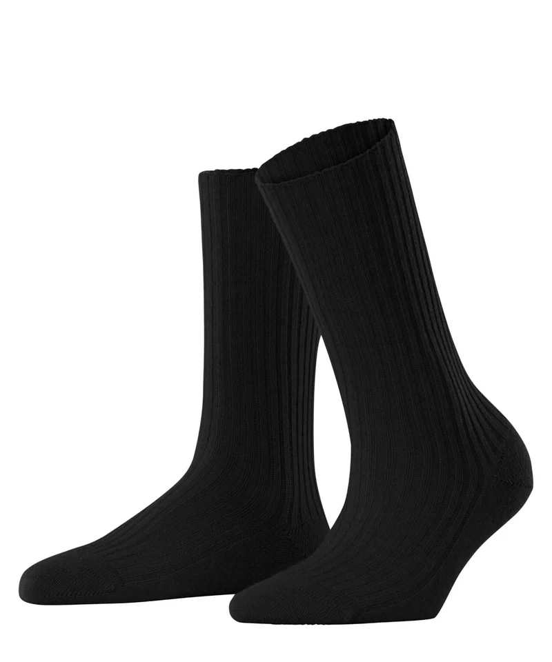 FALKE Cosy Wool Boot Sokje Dames 47080 3000 black