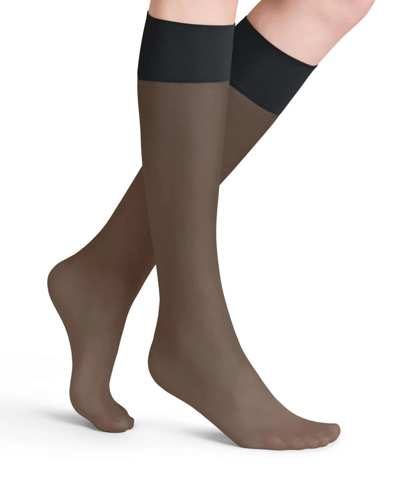 FALKE Pure Matt 20 Kniekous Dames 43122 3009 black