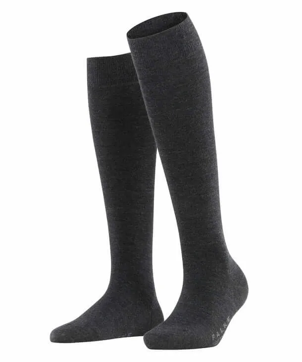 FALKE SoftMerino Dames Kniekous 47438 3089 anthra.mel