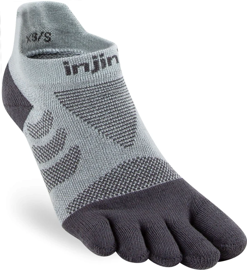 Injinji Teensokken Ultra Run No Show Coolmax Dames IS401111 Slate