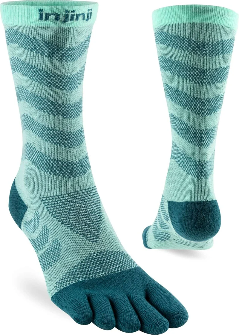Injinji Teensokken Ultra Run Crew Coolmax Dames IS401171 50 Green