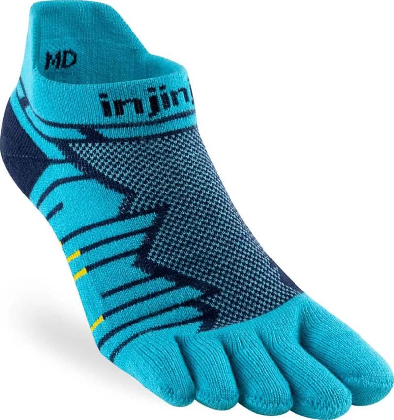 Injinji Teensokken Ultra Run No Show Coolmax Unisex IS401110 60 Bleu