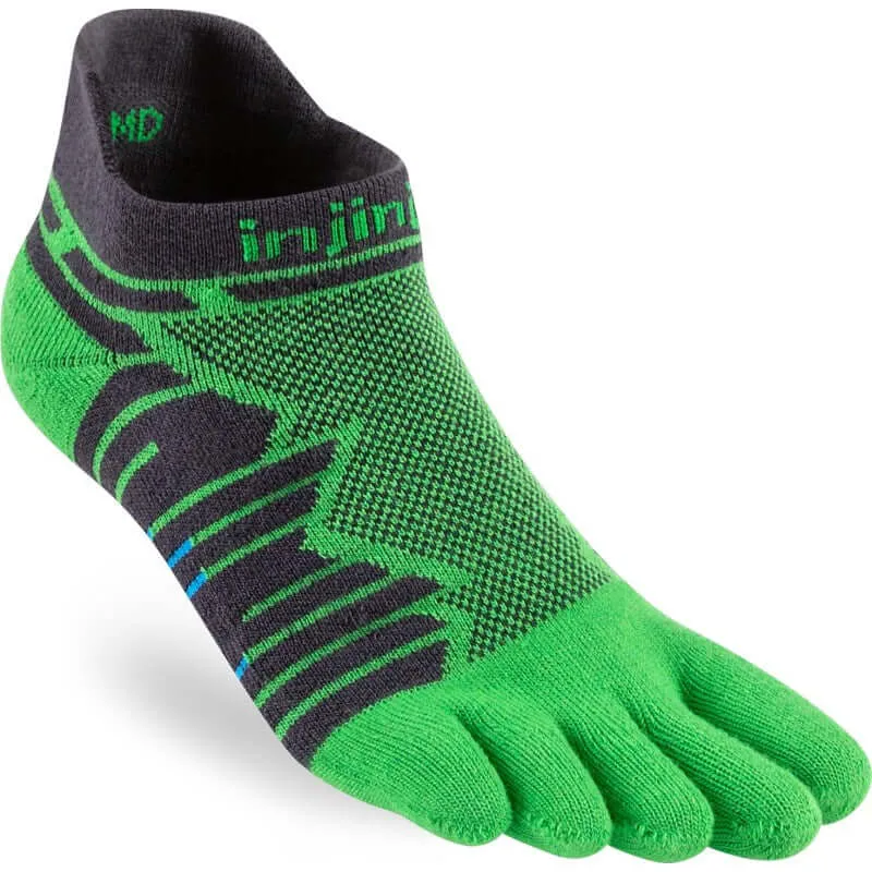 Injinji Teensokken Ultra Run No Show Coolmax Unisex IS401110 50 Green
