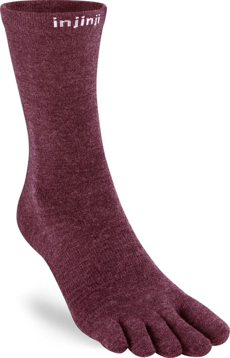 Injinji Teensokken Liner Crew Wool Unisex IS060670 40 Red