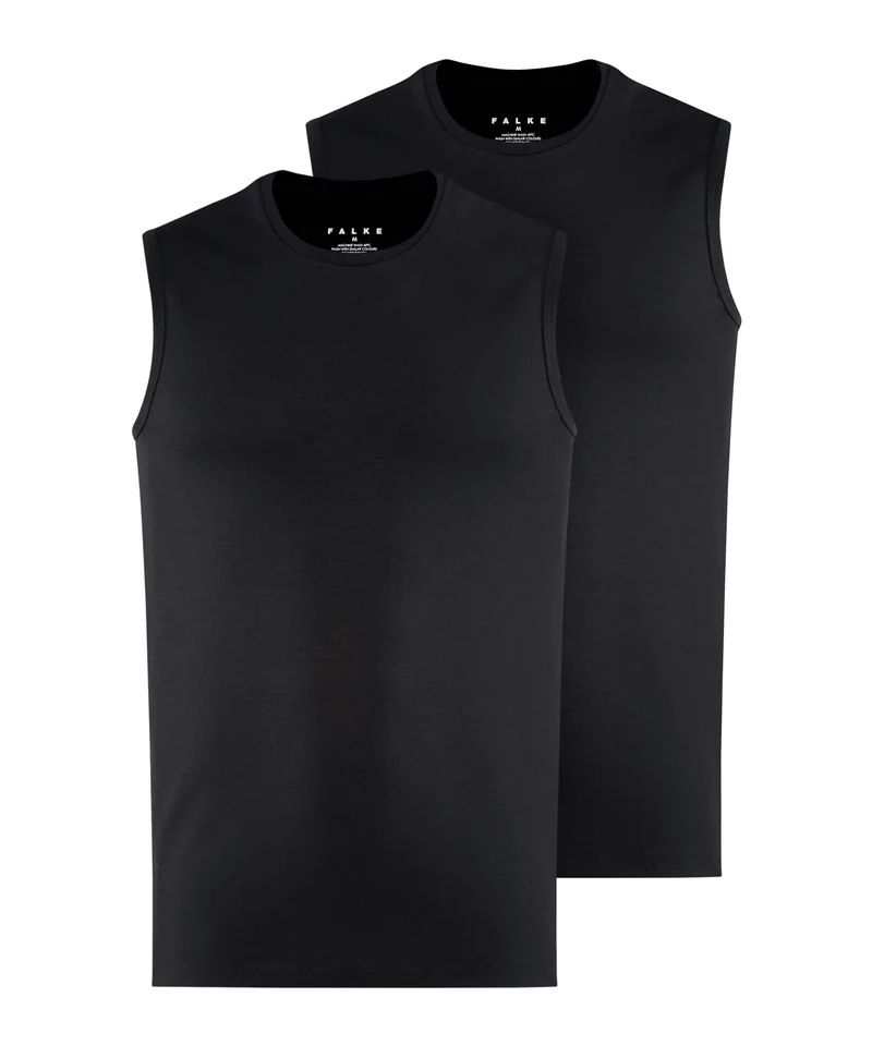 FALKE Singlet 2-Pack Daily Comfort Heren 68105 3000 black