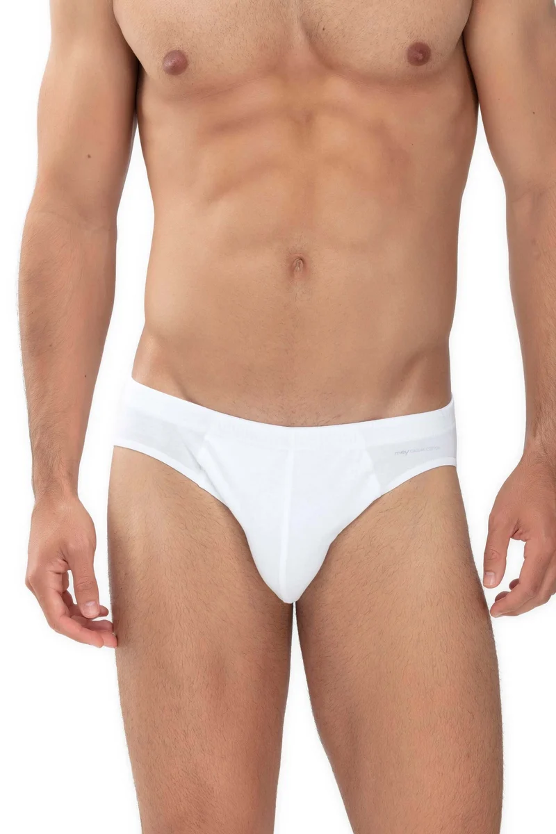 Mey Slip Casual Cotton Heren 49019 101 weiss