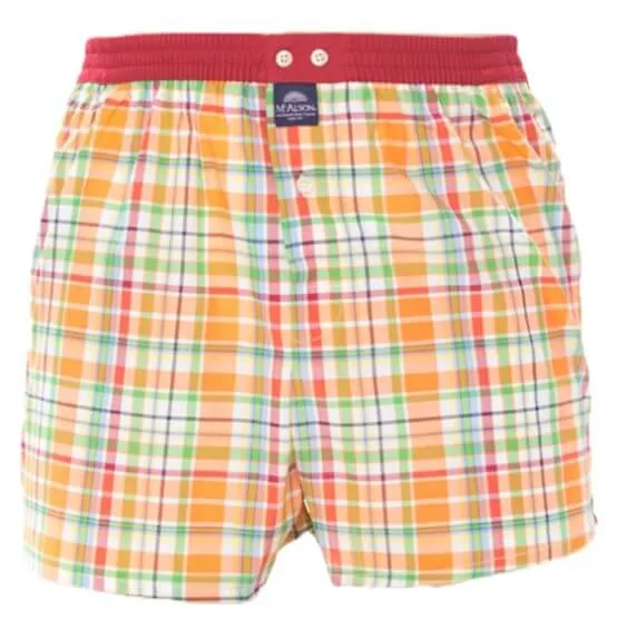Mc Alson Boxer met Binnenbroek M4132 oranje