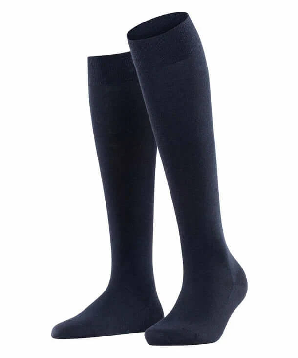 FALKE SoftMerino Dames Kniekous 47438 6379 dark navy