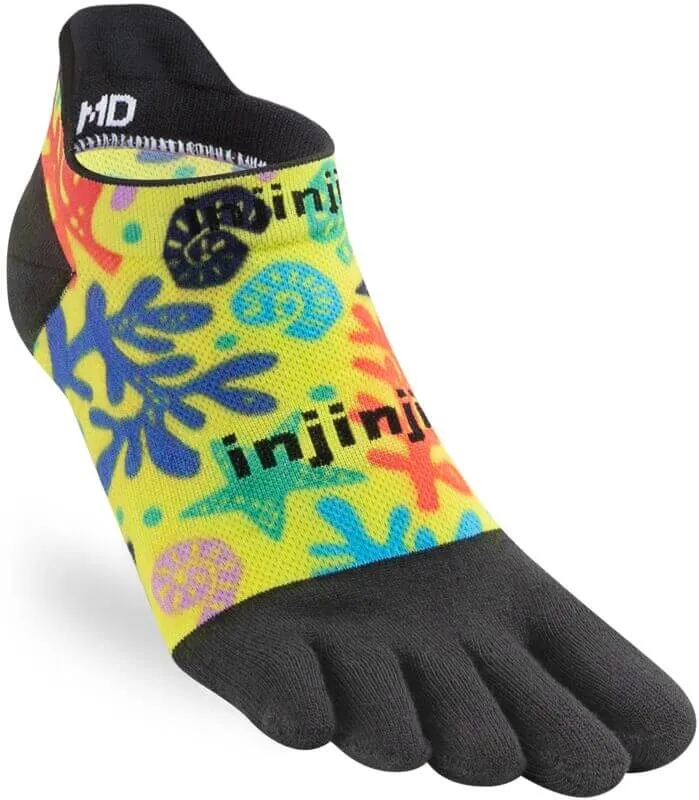 Injinji Teensokken Run Leightweight No Show Coolmax Unisex IS261410 seaside