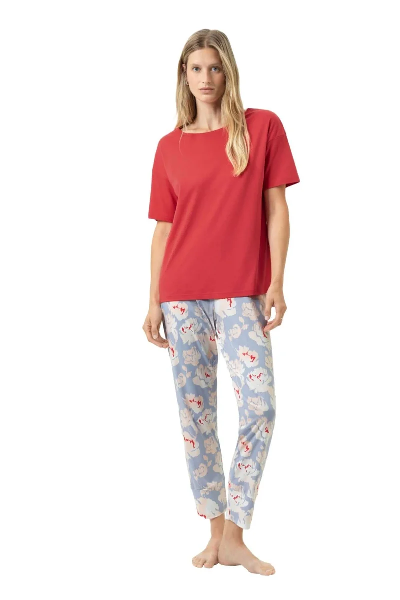 Mey Tweedelige Pyjama Dames 1240115 1700 strawberry glaze